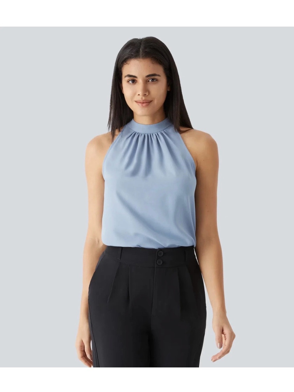Halara Keyhole Back Halter Top